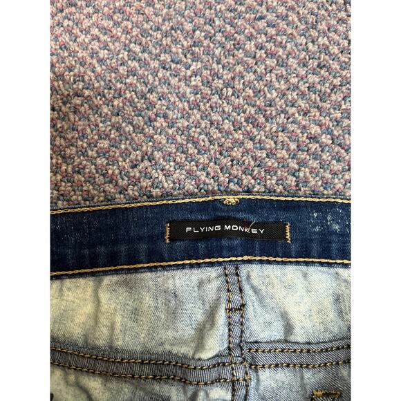 Flying Monkey Two Tone Skinny Jean 26 - Picture 4 of 6